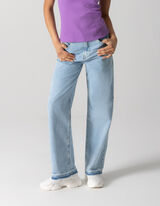 T-shirt - Encolure carr&eacute;e - Lilas