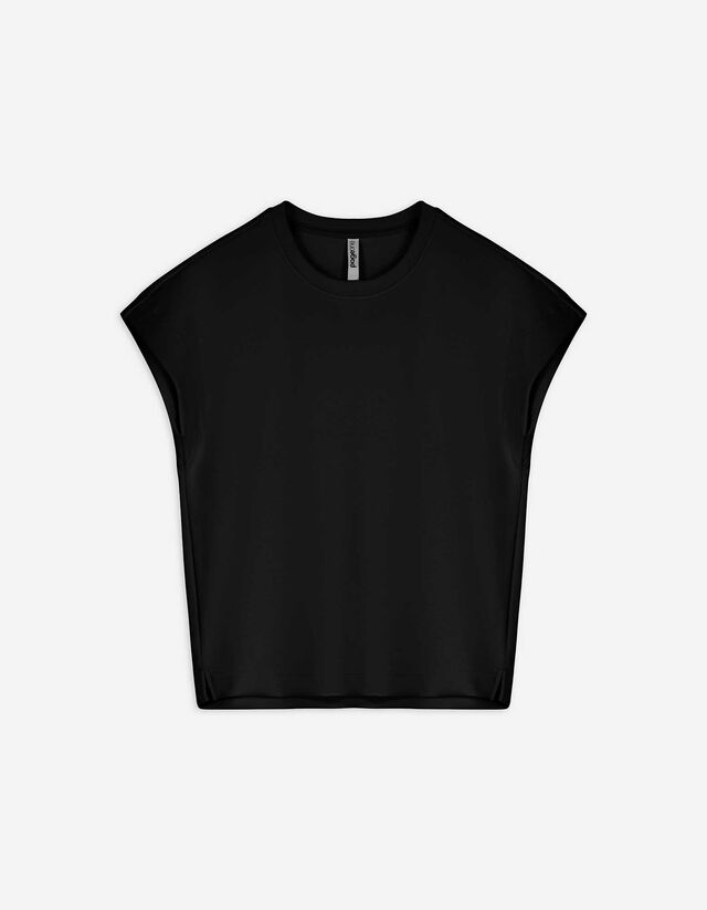 T-shirt - Contenuto di modal - nero