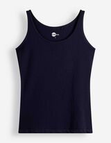 Top sans manches - Basique - bleu fonc&eacute;