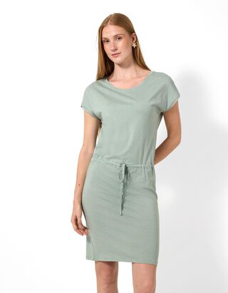 Kleid - Tunnelzug auf Taillenh&ouml;he - Mint
