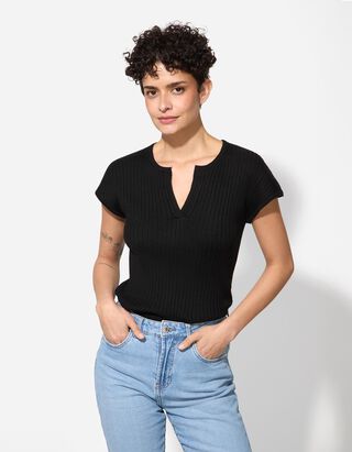 Kootud s&auml;rk - viskoosisegu - must