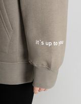 Felpa con cappuccio - Oversized Fit - verde