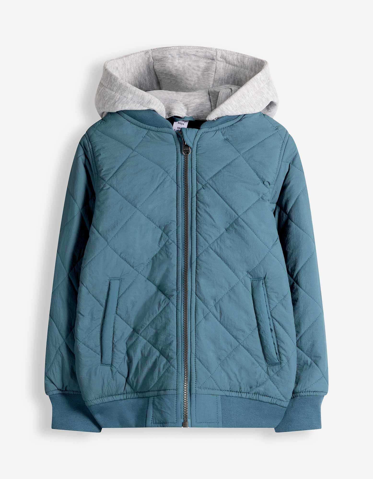 Blouson - Abnehmbare Kapuze - blau