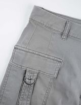 Sijonas su kišenėmis - Twill - tamsiai zalias