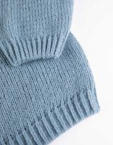 Maglione - Scollo a V - blu