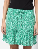 Jupe - Motif all-over - Vert