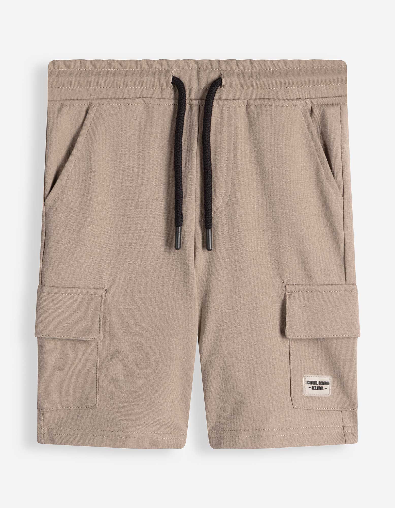Cargoshorts - Aufgesetze Taschen - Taupe