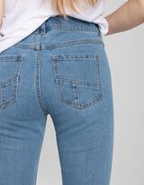 3/4 ilgio kelnės - Tampri dalis - melynas