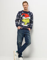 Dukserica - The Grinch - tamnoplava