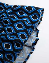 Midi haljina - LENZING&trade; ECOVERO&trade; - tamno-plava