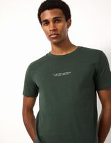 T-Shirt - einfarbig - Khaki