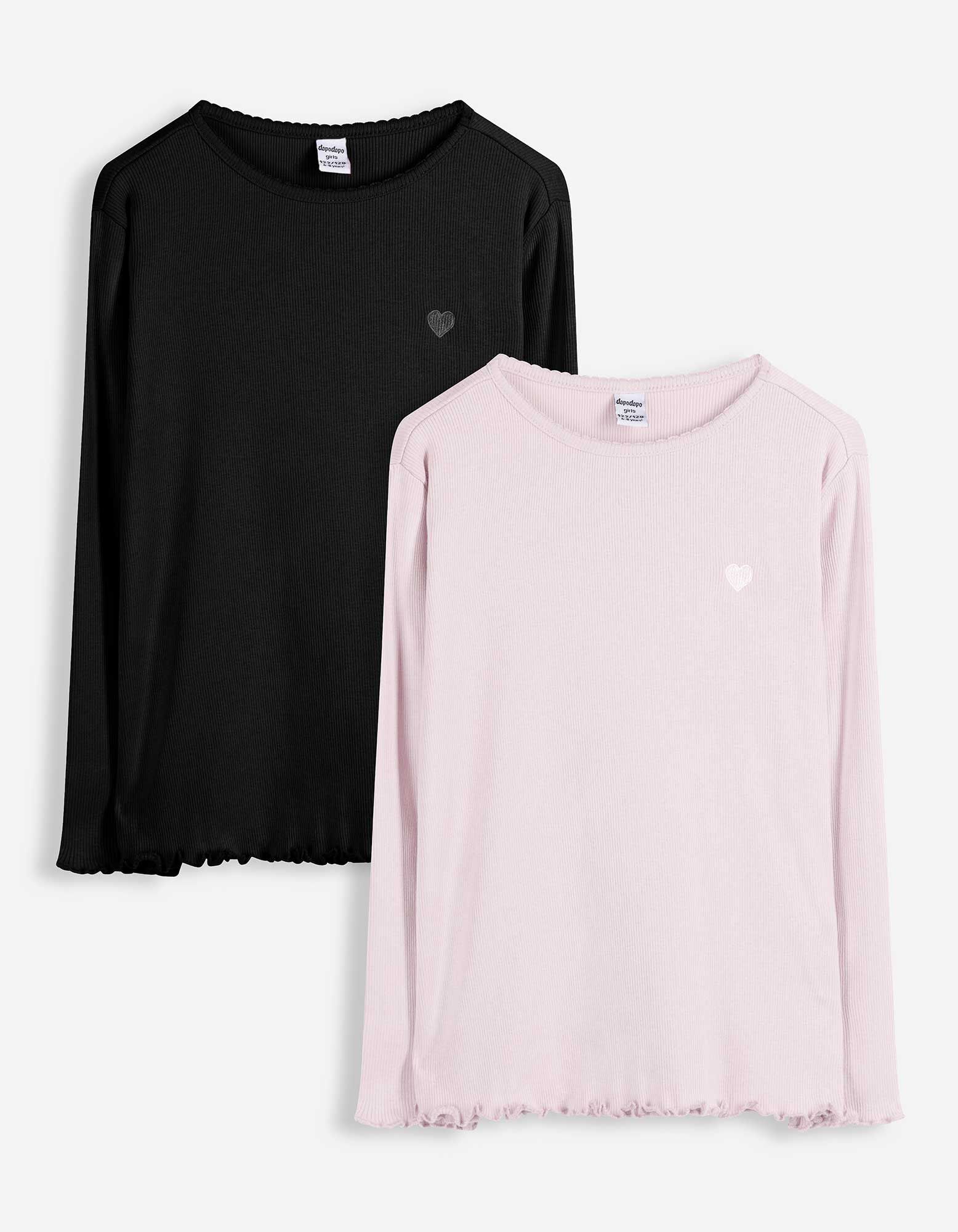 Langarmshirt - Stickerei