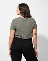 Těhotenská košile - Krátké rukávy - sv. zelena