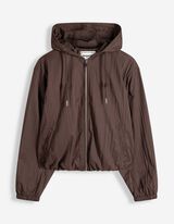 Jacke - Oversized Fit - dunkelbraun