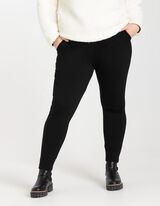 Laisvalaikio kelnės - Raištelis - juodas