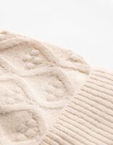 M&uuml;tze - Zopfstrick - Beige