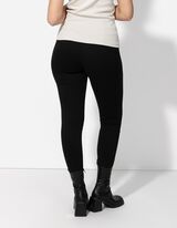 Leggings - Plisare - Negru