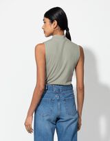 Top - Turtleneck - hellgrün