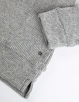 sweter - mieszanka wiskozowa - szary