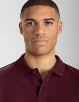 Polo-majica - Zakopčavanje na dugmad - tamno-crvena