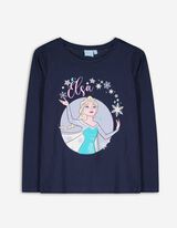 koszulka z długim rękawem - Elsa - ciemny niebieski