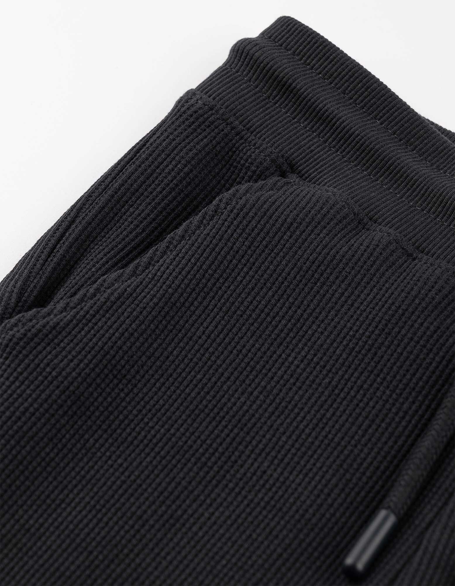 Joggingbroek - Wafelstructuur - Donkergrijs
