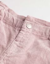 Paperbag Hose - Cord - Flieder