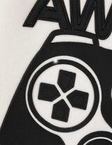 Mikina s kapucí - Kapuce - bílá