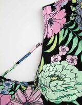 sukienka midi - LENZING™ ECOVERO™ - czarny