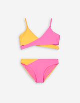 Set top e slip bikini - Poliestere riciclato - rosa fucsia