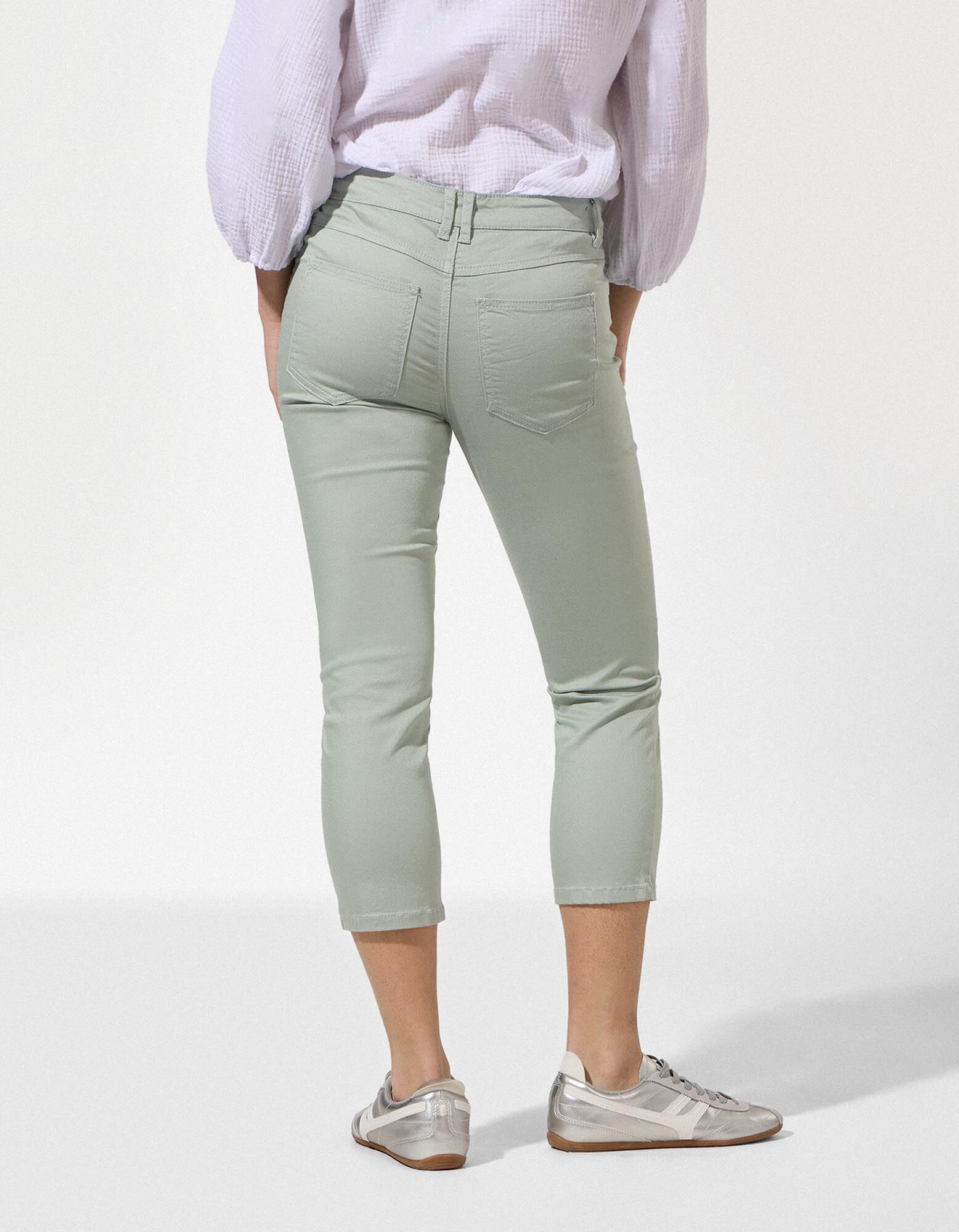 Caprihose - Twill - t&uuml;rkis