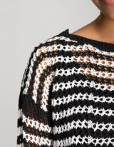 Damen Pullover - Ajour-Strick