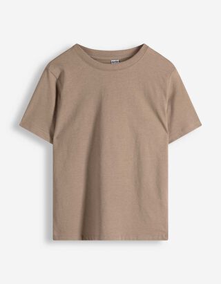 Shirt - einfarbig - Taupe