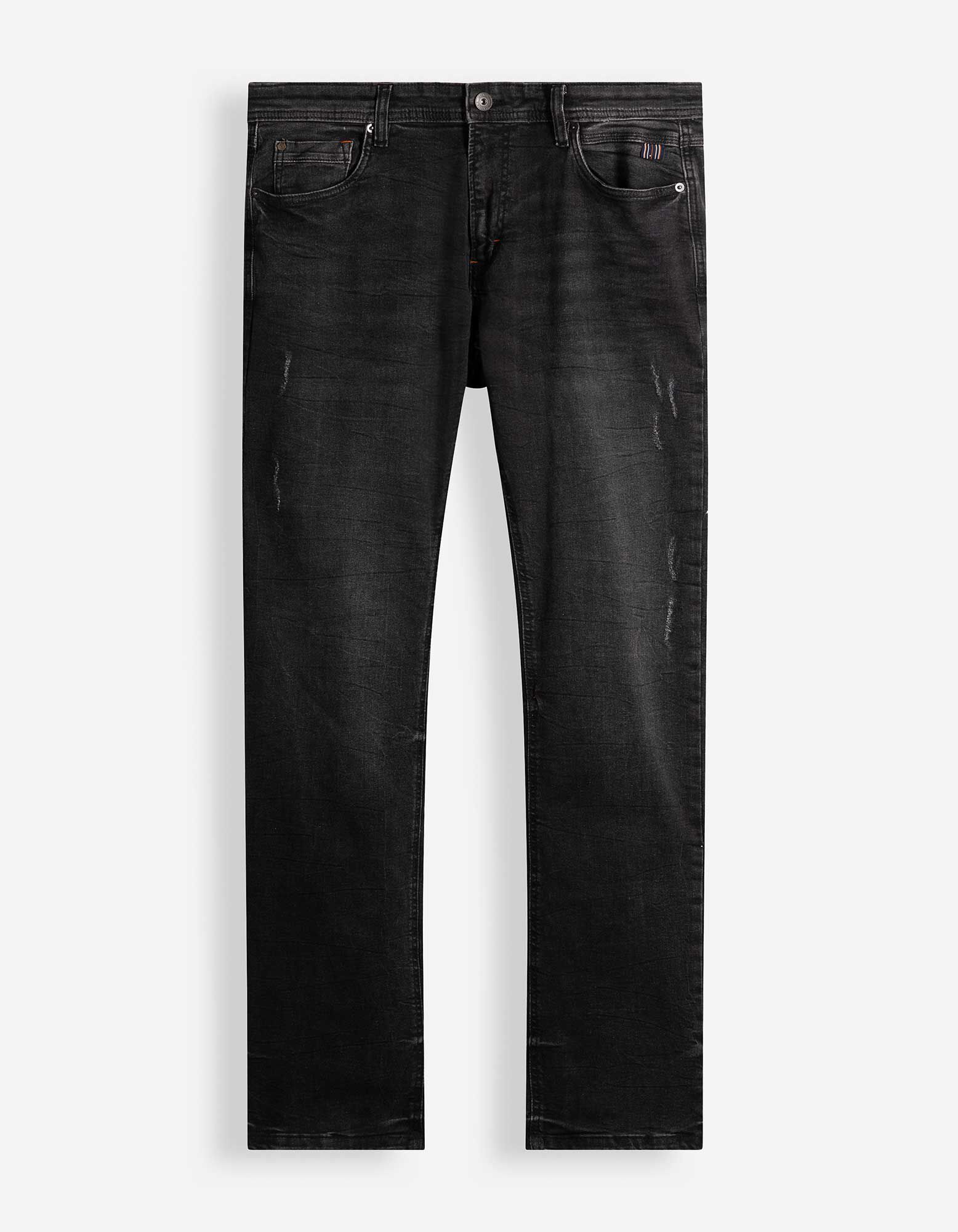 Jeans - Straight Fit - Schwarz