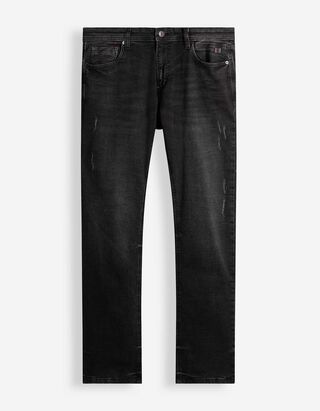 Jeans - Straight Fit - Schwarz