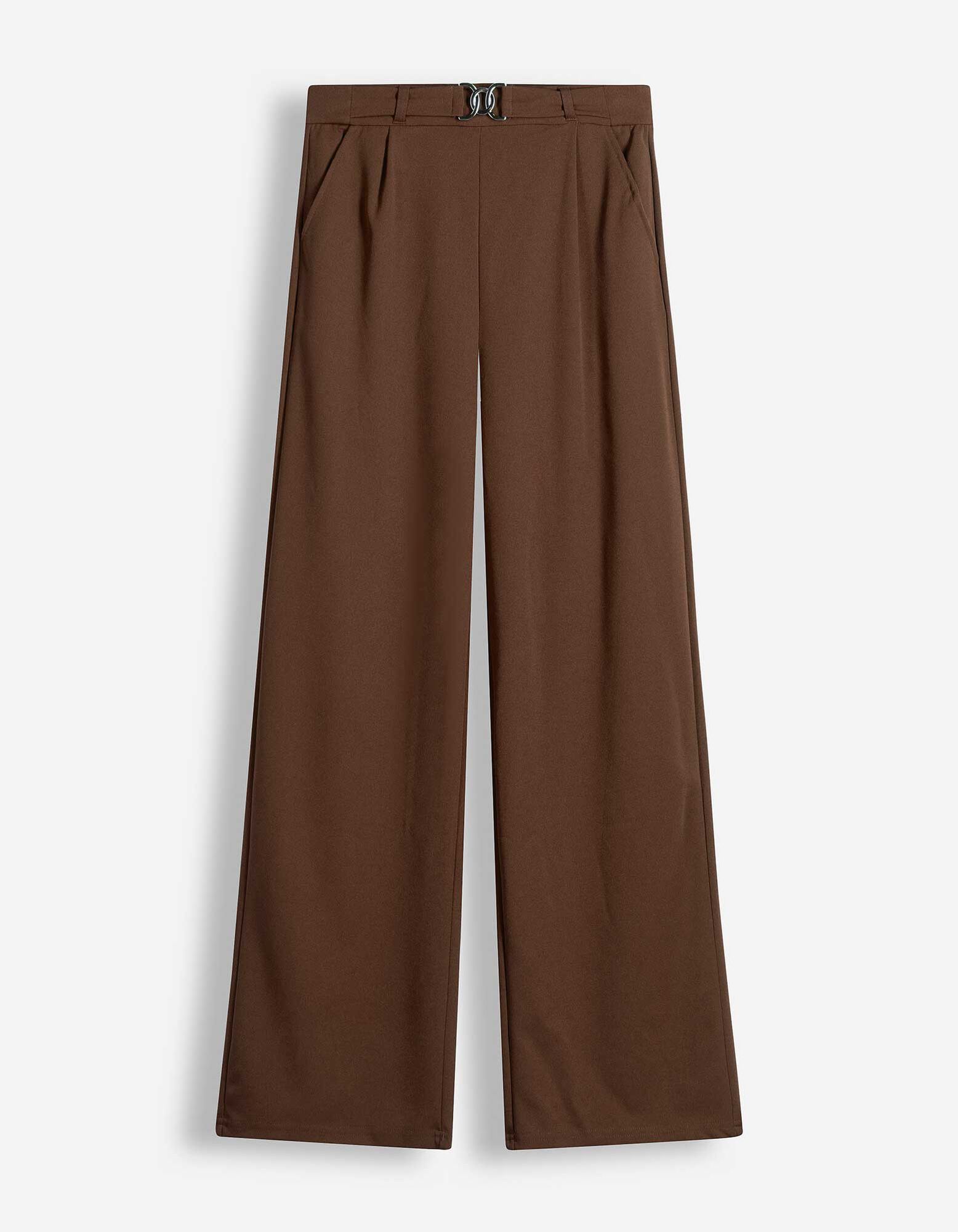 Culotte - Geweven stof - Donkerbruin