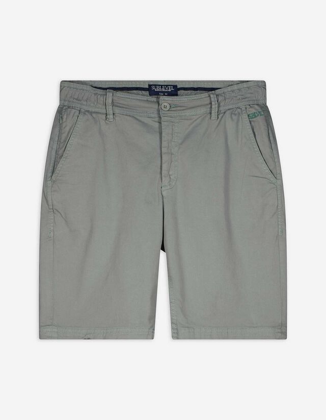 Chinoshorts - Baumwoll-Mix - türkis