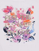 T-shirt - mieszanka wiskozowa - bialy