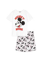 pidžama set od majice i šortsa - Miki Maus - tamno-plava