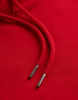 Mikina s kapuc&iacute; - Kapuce - cervena