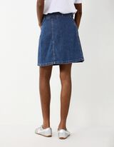 Jeansrock - mid blue denim - blau