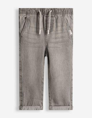 Jeans - Zacht materiaal - Lichtgrijs