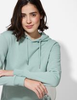 Hoodie - Kap - turkoois