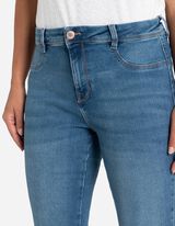 Capribroek - 3/4 lengte - blauw