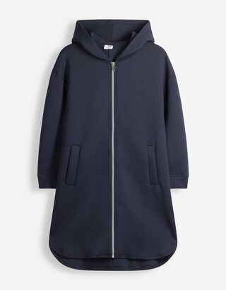Sweatjacke - Kapuze - blau