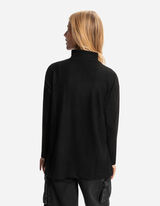 Maglia a manica lunga - Zip - nero