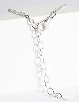 Ketting - Siersteentjes - zilver