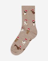 Chaussettes - Le jour de Noël - Beige