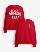 Sweatshirt - Grinch - Rot