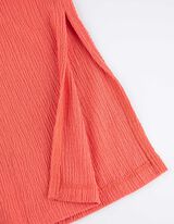 Palazzo pantalone - Bočni prorez - svetlo-crvena